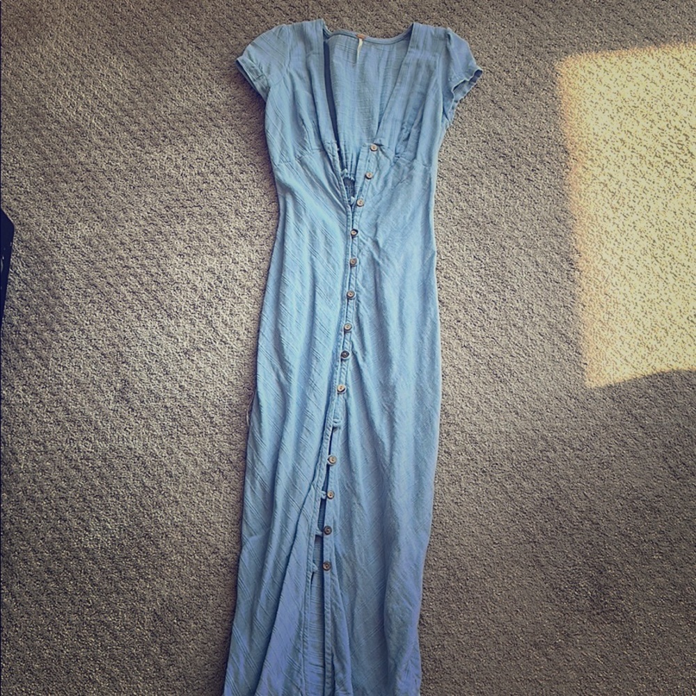 Blue dress